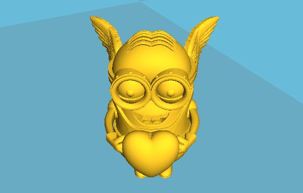 3D打印動(dòng)漫手辦之小黃人 3D打印動(dòng)漫手辦之小黃人