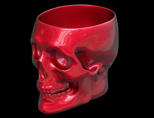 頭骨馬克杯模型 頭骨馬克杯模型
